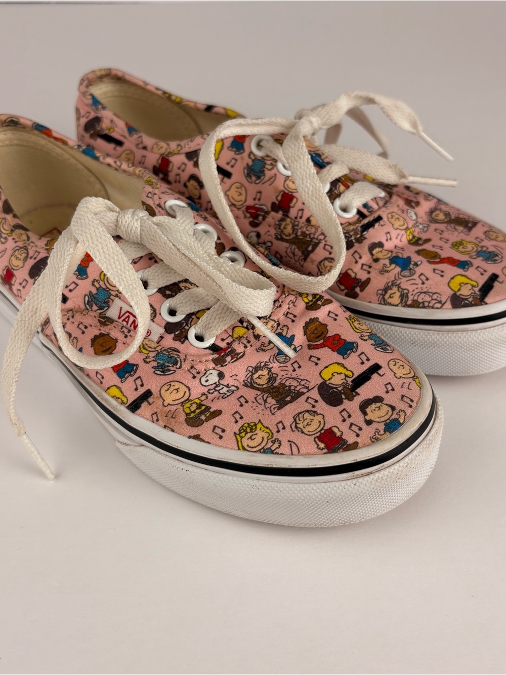VANS x Peanuts Pink Dance Party Low-Top Sneakers kids adult size 1 Collectible